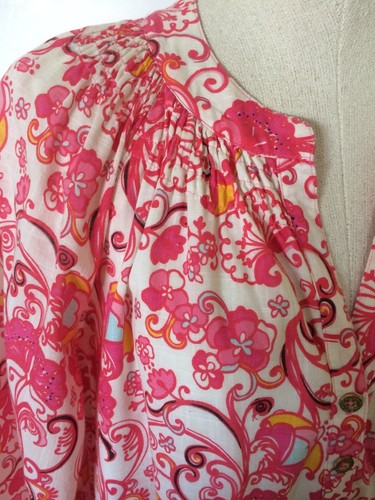 Lilly Pulitzer Mallory Shirt Dress Lawn Pink Floral Women’s Size 8 Msrp $168 - Picture 9 of 12