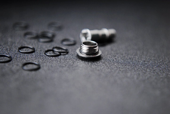 Briny River Pack Of 10 In-Ear Earphone Sealing Rings Compatible With Shure SE846 AONIC 5 - Black Replacement Gasket Only - Foto 4