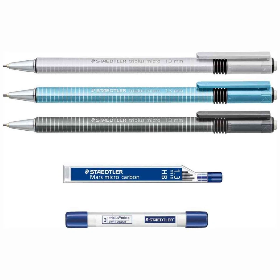 STAEDTLER Druckbleistift triplus micro 774 1,3mm | Feinminen | Radierer [wählbar