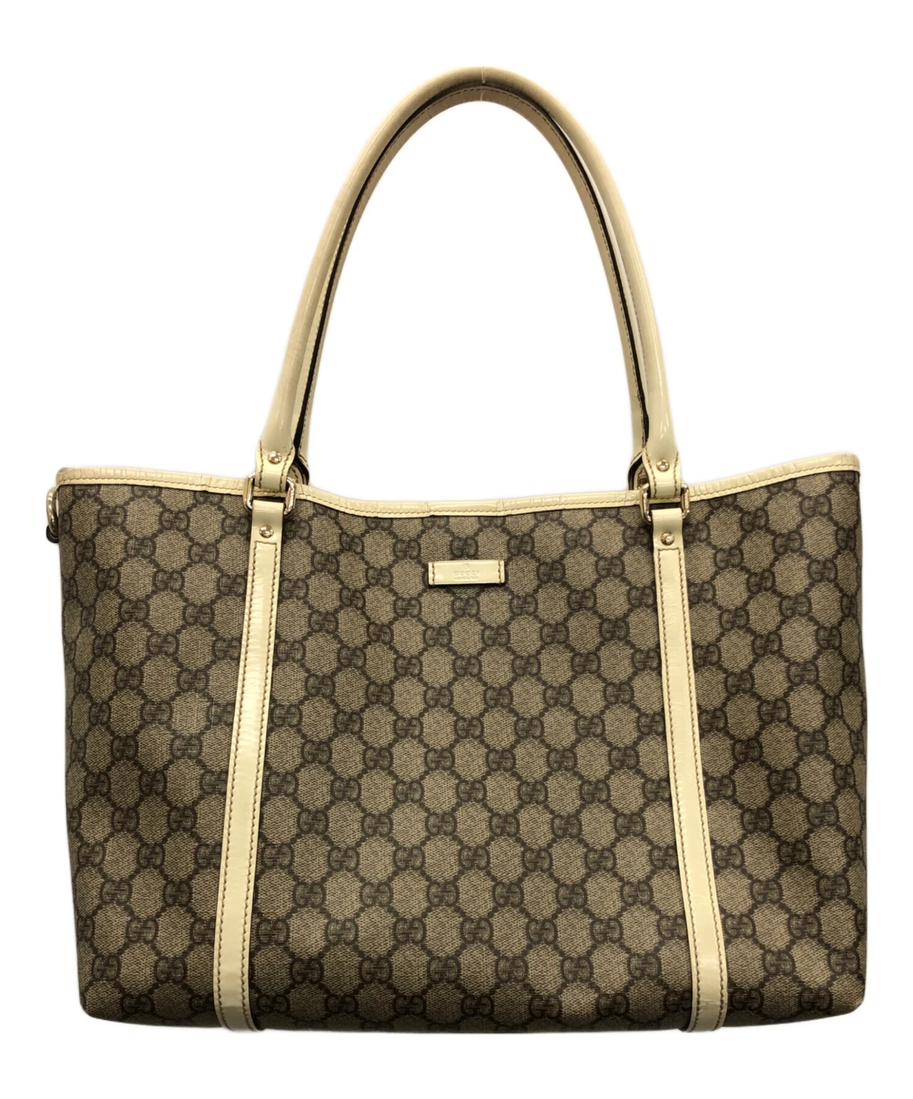 Sac fourre tout Gucci GG Supreme PVC beige 197953 du Japon