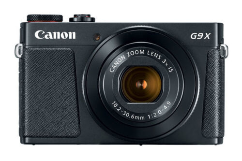 Canon PowerShot G9X Mark II 20.1MP Digital Camera 3x Optical Zoom Black Full-HD - 第 1/1 張圖片