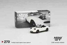 Mini GT 1/64 Mazda Miata MX-5 (NA) Tuned Version Classic White MGT00270 #270