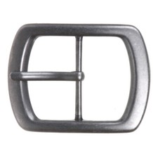 1 3/4" 44 mm Nickel Free Center Bar Single Prong Oval Belt Buckle
