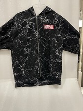 Marvel Black Zip Up Hoodie Size 3L   Japanese...