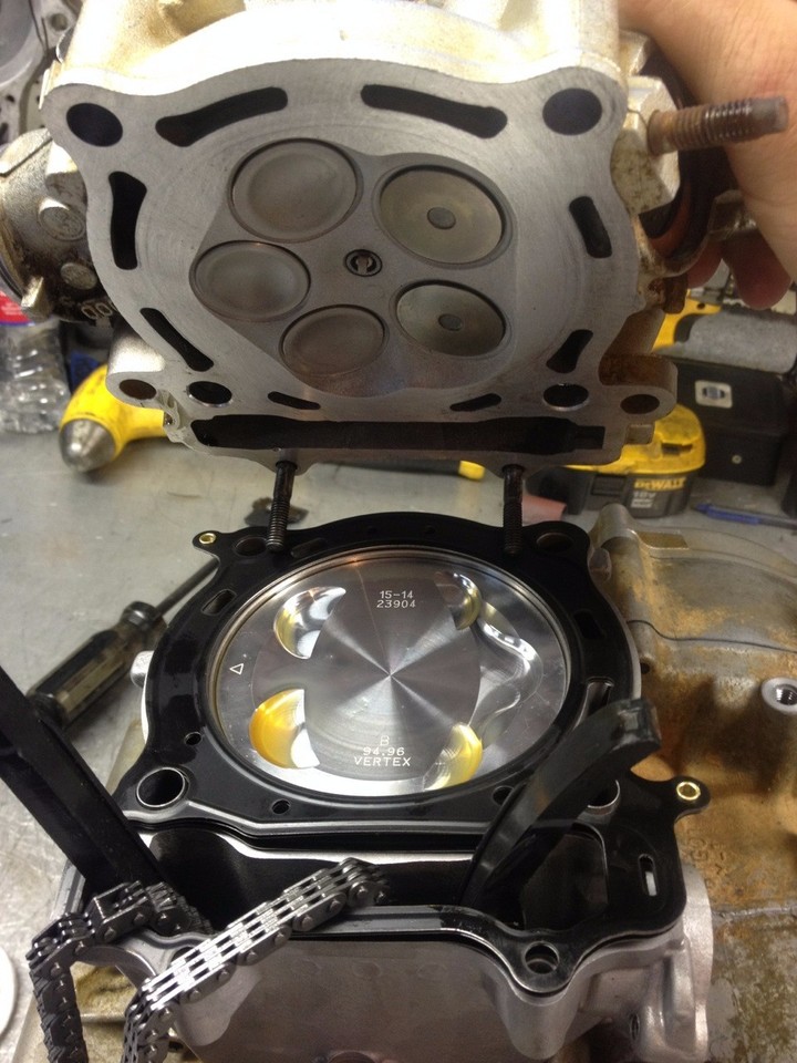 Yamaha YZ250F Engine Rebuild You send in your motor Miller ATV