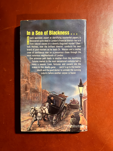 Sherlock and the Masquerade Murders | Frank Thomas | 1st Printing 1986 - Picture 4 of 4