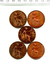 JOB LOT 1912, 1918, 1919 "H" & 1918, 1919 "KN" BRONZE PENNIES (333)