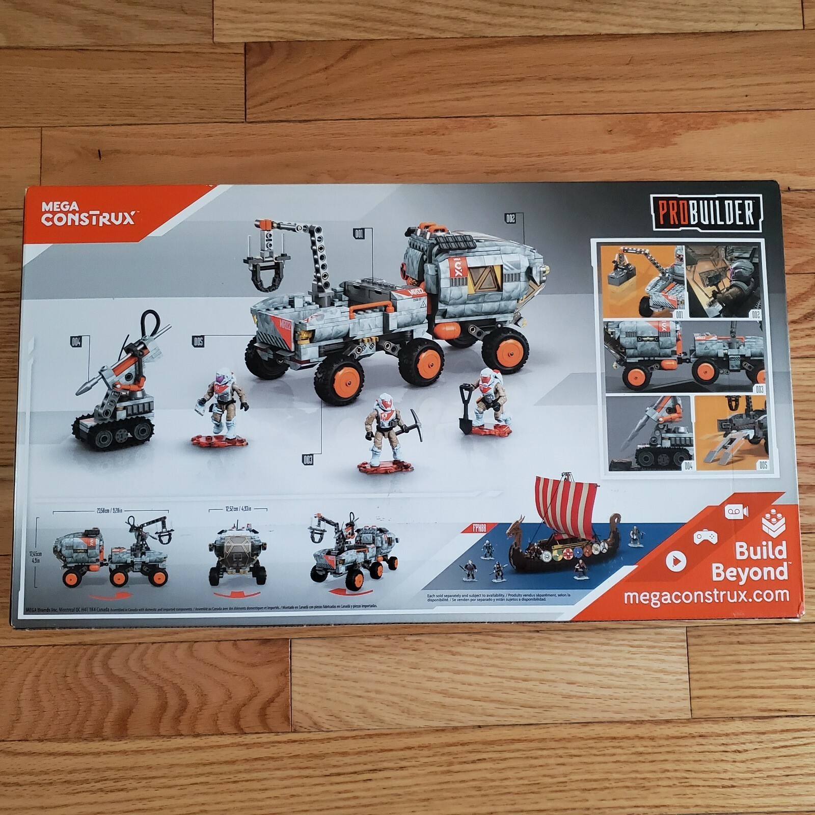 MEGA CONSTRUX PRO BUILDER SPACE ROVER EXPEDITION FPH87 706 PCS AGES 10+