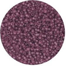 Czech Glass Seed Beads Size 11/0 Matte Amethyst