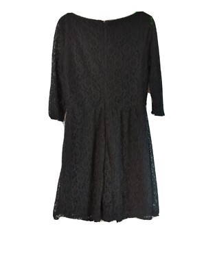ワンピース elfelfelfarchives LACE LINED DRESS Black elfelfelfarchives LACE LINED DRESS Black