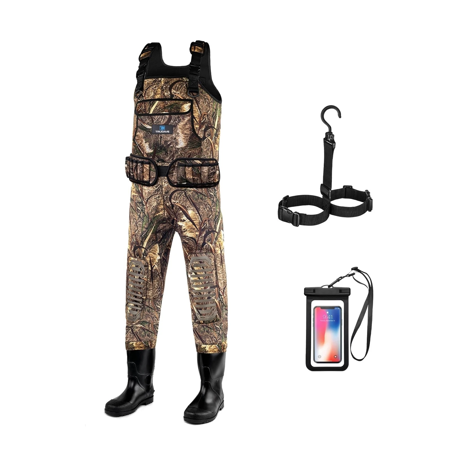 Trudave Chest Waders for Men, Hunting Waders with Boots Waterproof for Men & ...