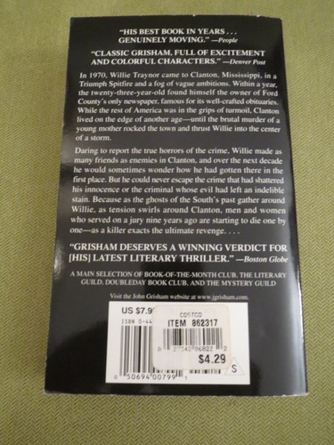 The Last Juror by John Grisham, 044024157X, Paperback, NEW - 第 2/9 張圖片