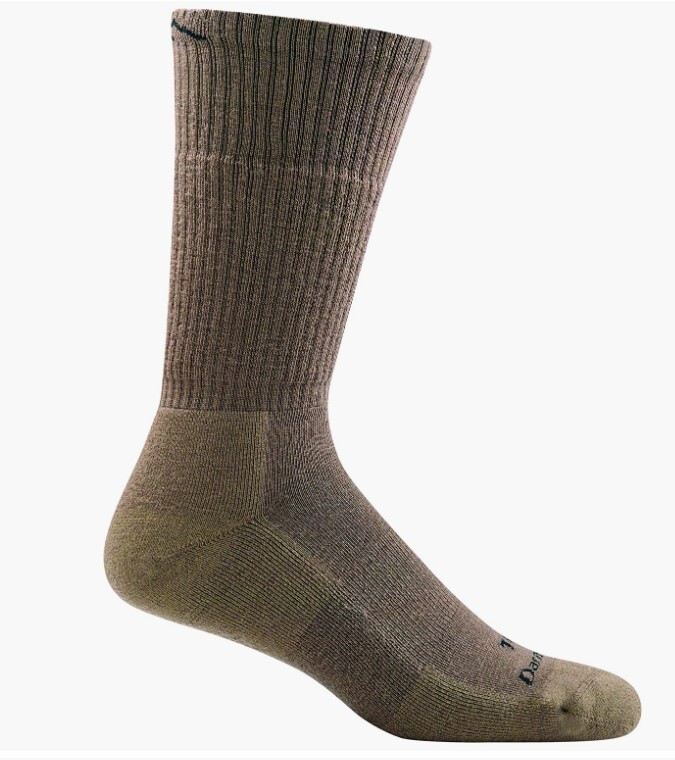 LOT OF 5 PAIRS - Darn Tough Tactical Boot Cushion Sock - Coyote Brown, LARGE