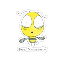 Bee Yourself Sticker, Weatherproof