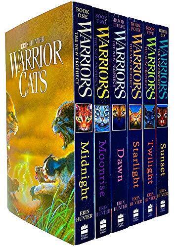 Warriors Cats Series 2 The Prophecy by Erin Hunter 6 Books Set for