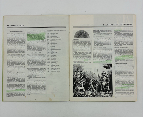 Rahasia - Dungeons & Dragons Basic Game Module B7 - TSR #9115 - 1984 VTG - Picture 11 of 12