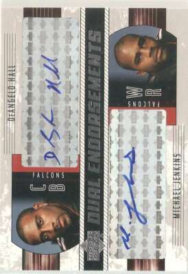 2004 Upper Deck Foundations Dual Endorsements #DE-HJ Hall / Jenkins Auto
