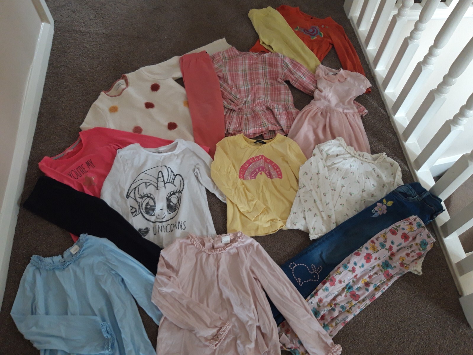 Girls 5-6yrs Spring Summer Clothes Bundle M&S Next George 15 items Rrp £124