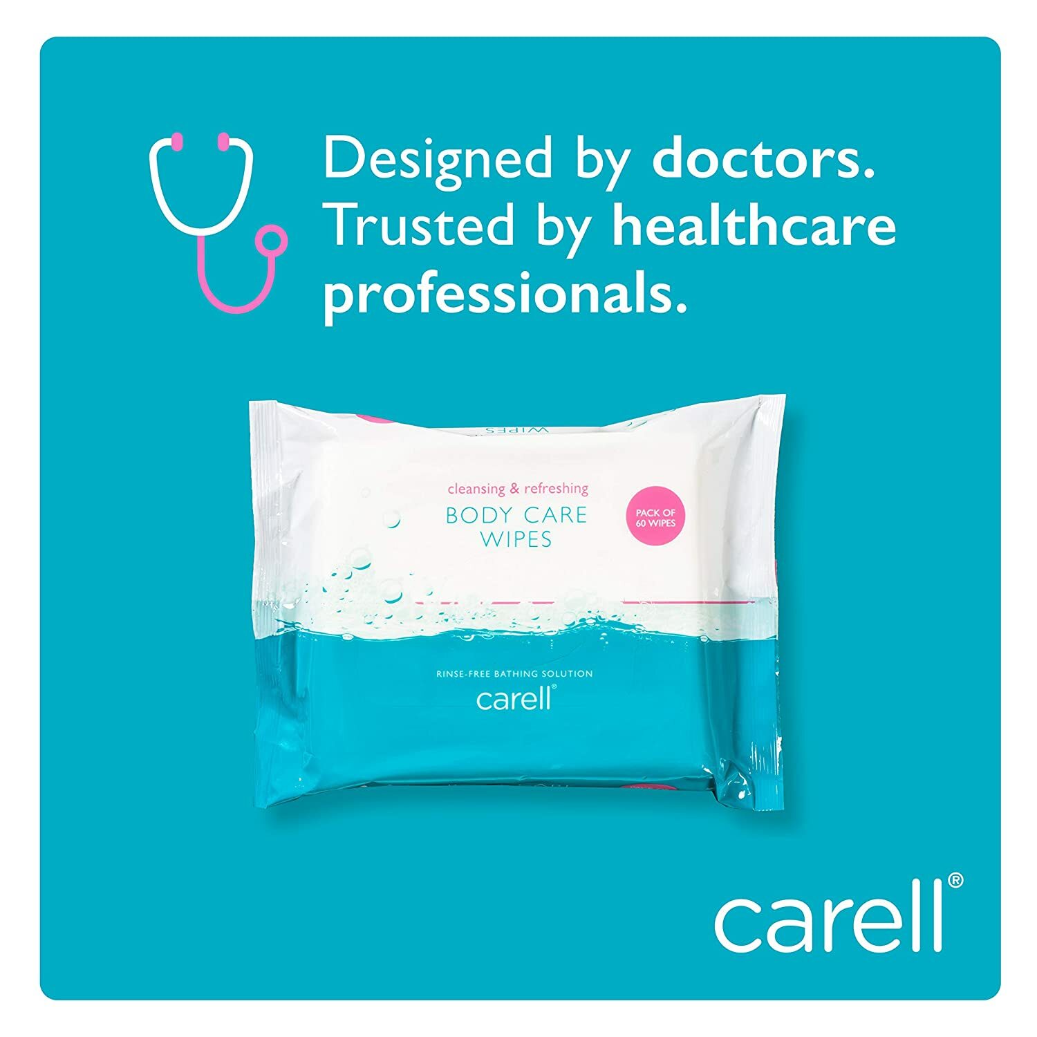 2 x Carell CBC60 Body Care Personal Hygiene Bed Bath Wet Wipes Pack Of 60 eBay