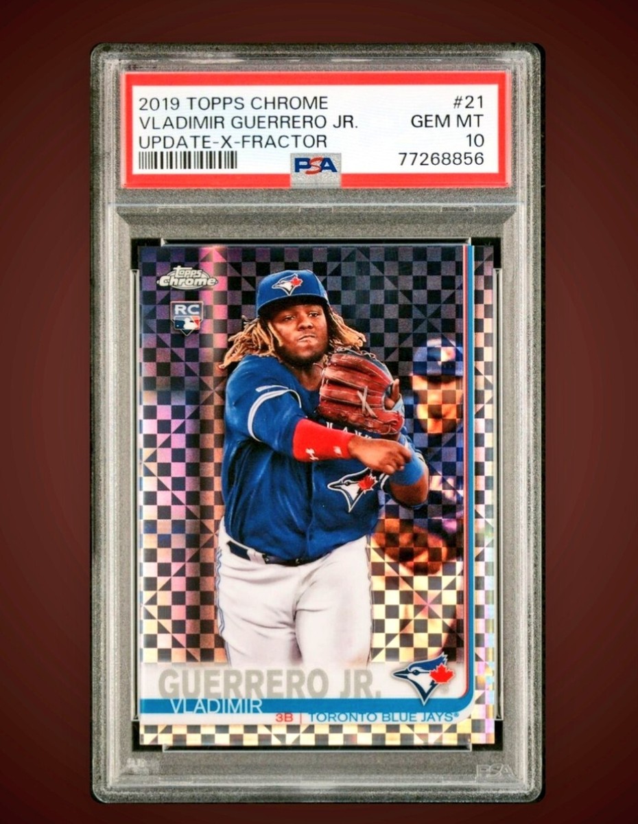 2019 Topps Chrome Update Vladimir Guerrero Jr X-fractor Rc #/199