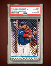 2019 Topps Chrome Update Vladimir Guerrero Jr X-fractor Rc #/199 Psa 10 Low Pop