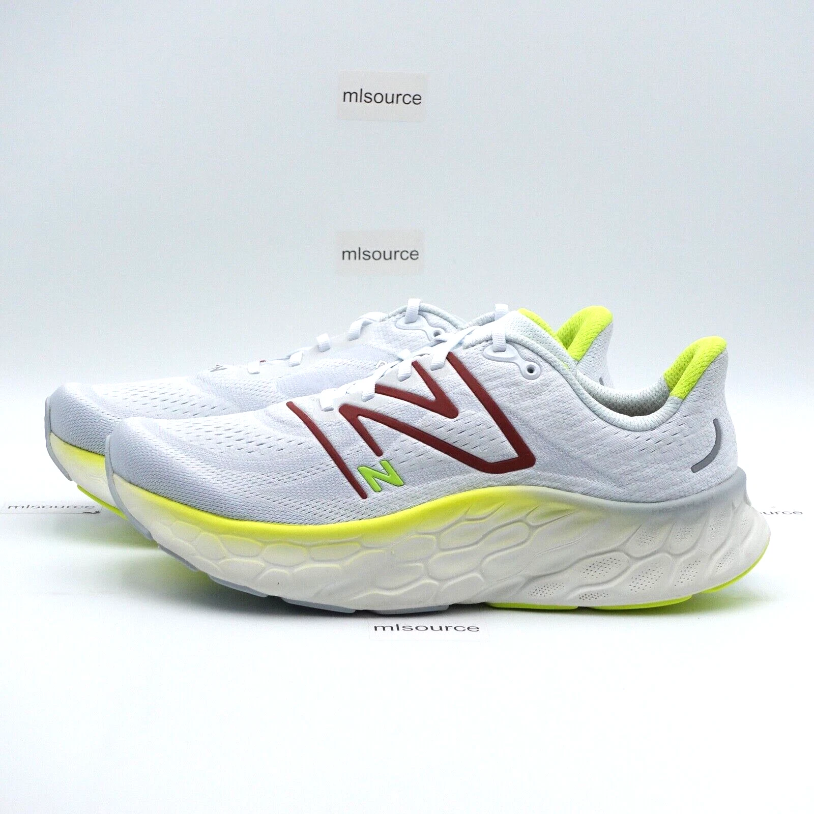 Size 12.5 Men's New Balance Fresh Foam X More V4 Running Shoes MMORCR4 Grey