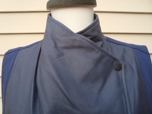 Gilet splendido nuovo con etichette VINCE $695 progettato con cerniera nascosta 100% pelle di capra taglia M - Foto 9 di 10