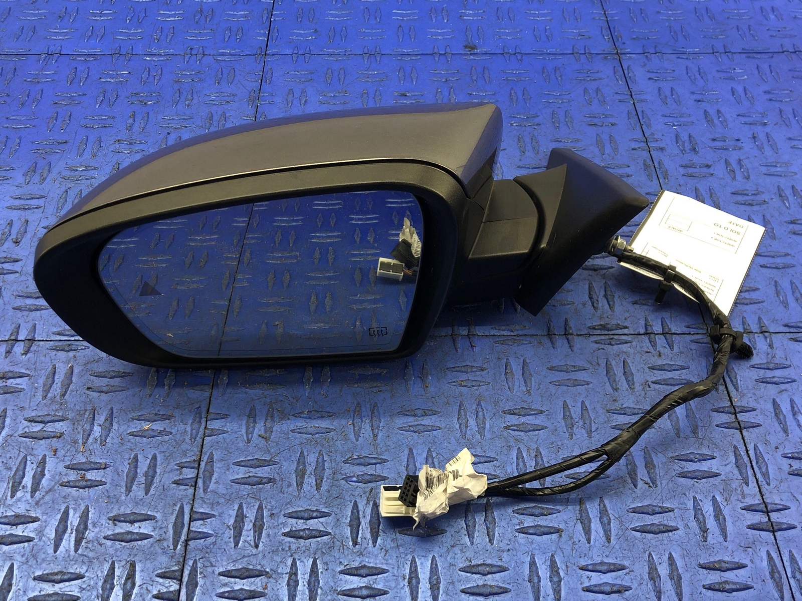 2014-2017 MASERATI QUATTROPORTE LEFT DOOR MIRROR W/BLIND SPOT GRIGIO MARATEA