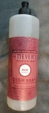 NEW, Mrs. Meyer's Clean Day Dish Soap Mum Scent 16 oz. Bottle #353/354