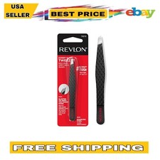 Revlon Expert Slant Tweezer, Precision Stainless Steel, 1 Count, Free Shipping