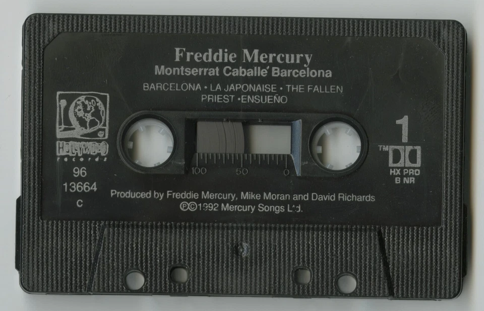 FREDDIE MERCURY & MONTSERRAT CABALLÉ - Barcelona (1992 Canadian cassette tape) - Image 2 of 2