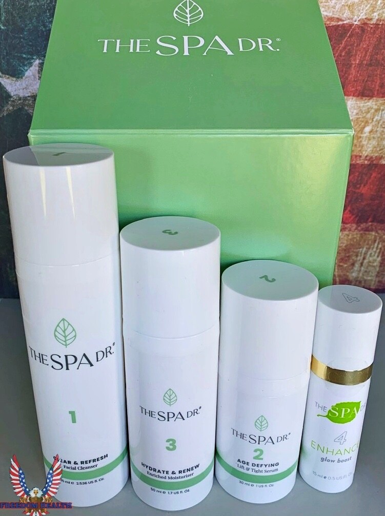 TheSpaDr. Age Defying Skincare Bundle 4PC Set w/Konjac Facial Sponge