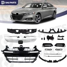 16PC For Accord 2018-20 Chrome Grille Trims Fog lights Bumper Headlight Brackets
