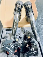 Shimano DURA-ACE Di2 Electronic STI + ONIRII Hydraulic Disc Brake Set New Model