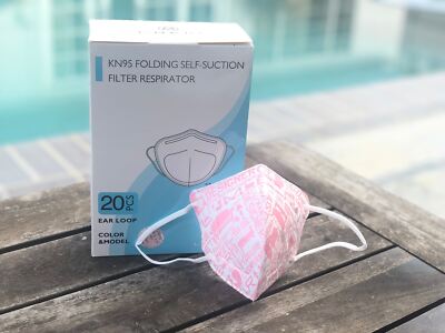 L'Meri Premium Kid's KN95 Mask_PINK (20 Single Packed Box)
