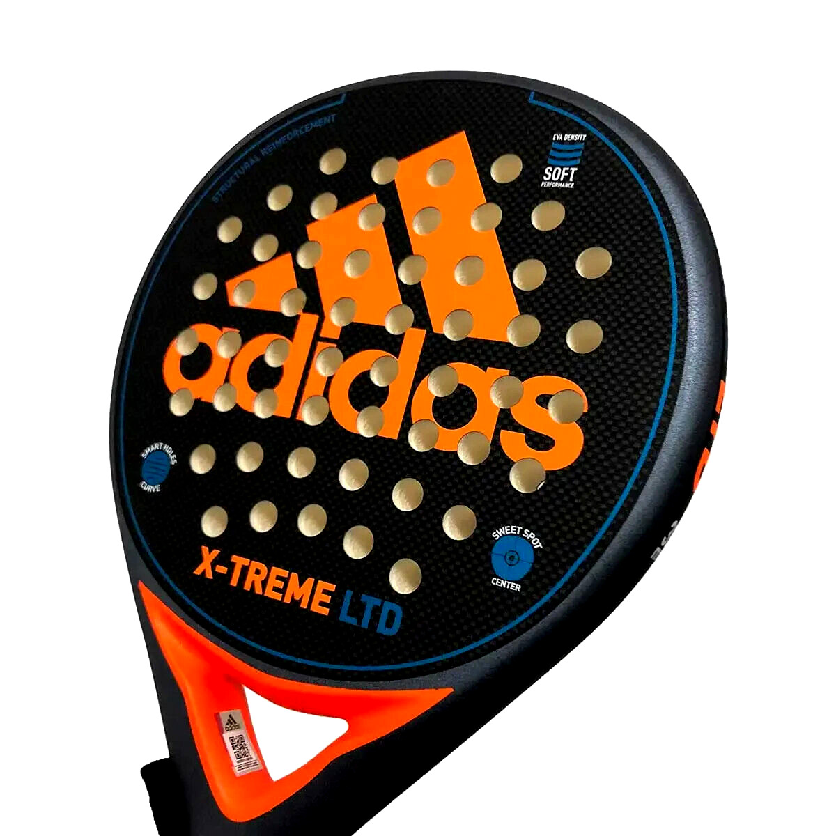 Racket Padel ADIDAS x-Treme Orange Black Professional Padel Racket Paddle New