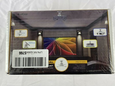 QualGear PRB-717-WHT Universal Ceiling Mount Projector Accessory