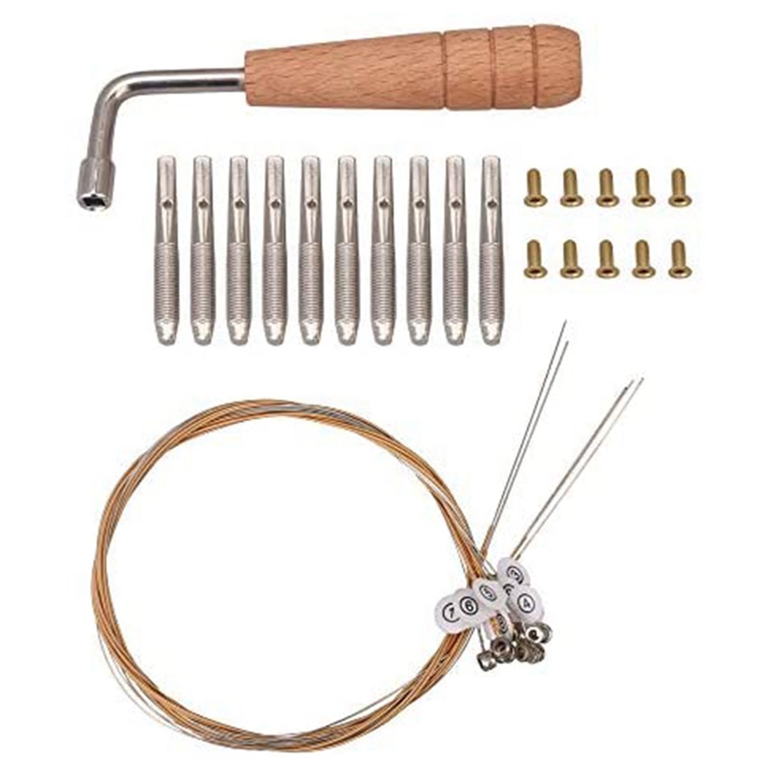 APL 10 Pezzi Voci Penna Chiodi e 10 Pezzi Rivetti con Chiave a L 6573