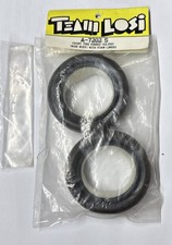 Vintage Team Losi JRX2 front ribbed Tire pair A-7202 S silver wide body