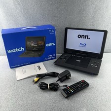 ONN 11" Swivel Screen Portable Blu-Ray/DVD Player w/ HDMI, USB, Ethernet 1000097