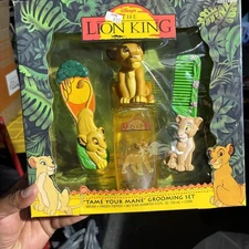 Vintage The Lion King Shampoo "Tame Your Mane" Grooming Set HTF