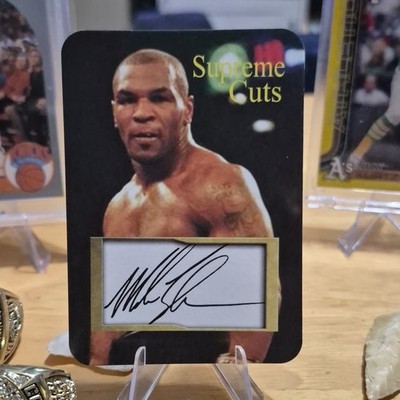 Supreme Cuts Mike Tyson Facsimile Autograph Limited Edition Boxing