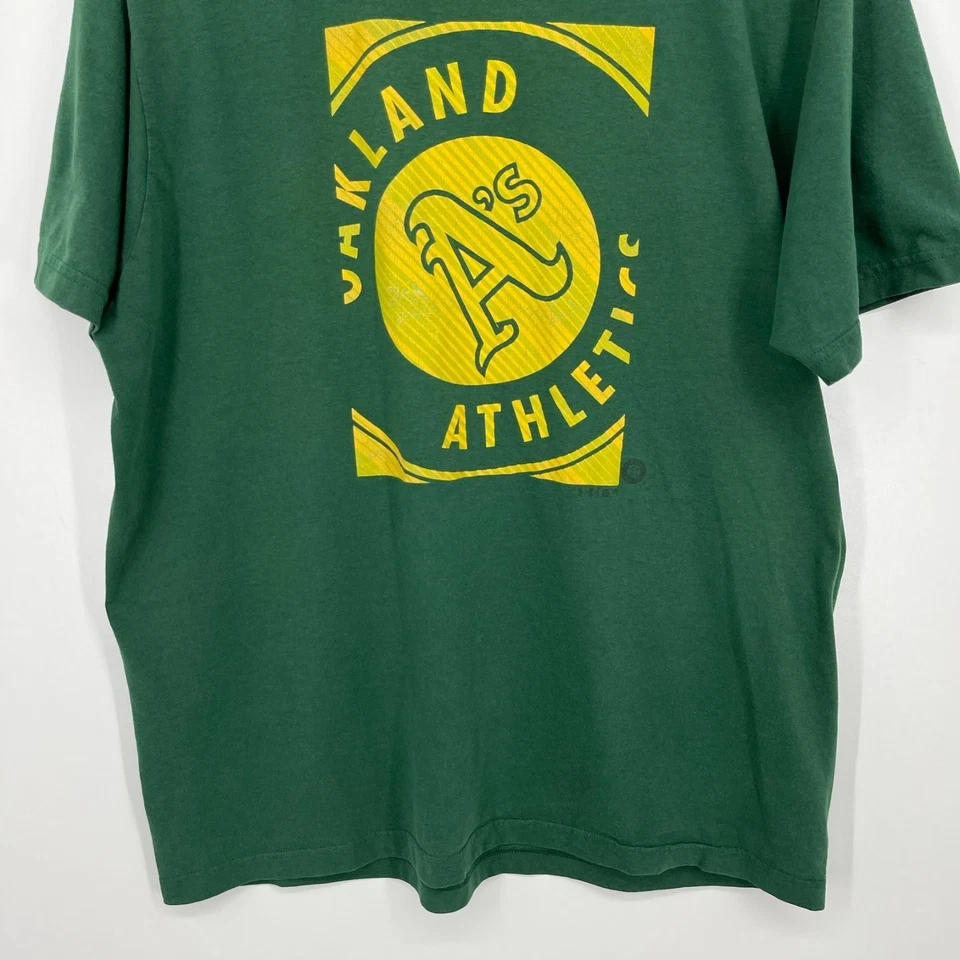 Under Armour Oakland Athletics T-Shirt Men's Size XL Green A's Baseball MLB - Image 3 of 4