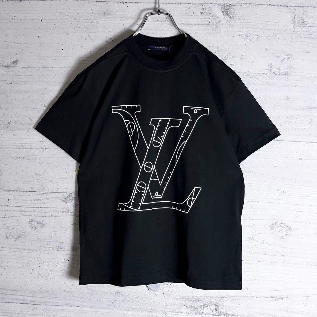 Louis Vuitton NBA double-sided logo print T-shirt M equivalent