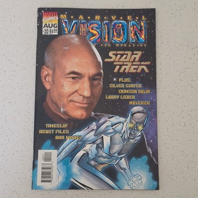 Marvel Vision #20 August 1997 Marvel Comics Star Trek Silver Surfer Crimson Dawn