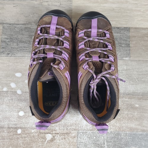 Keen Targhee II Womens Hiking Shoes Sz 6 Timberwolf English Lavender Waterproof - Picture 4 of 12
