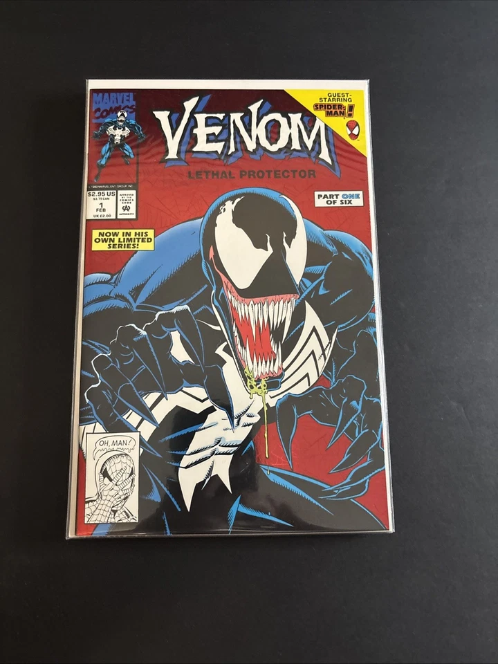 Venom Lethal Protector #1 2 3 4 5 6 Juego Completo Spider-man Lote Casi Nuevo+ Alto Grado Foto 2 de 4