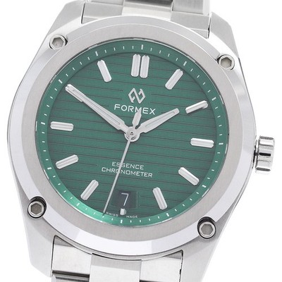 FORMEX 0333.1.6600 Essence 39 Chronometer Grün Datum Automatik Herren Uhr G0821