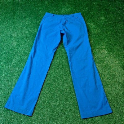 Nike Golf Dri Fit Hose Herren 32x32 Blau Straight Trouser Sport Sport Sport R...