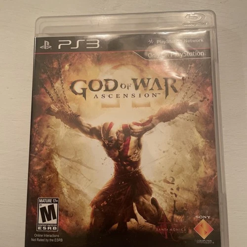 God of War Ascension PS3 Sony PlayStation 3 Tested Working Clean